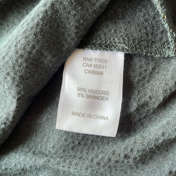 Chaser Glitter Jersey Draped Cowl Neck Halter Top Strappy Teal Green & Gold Sz M - Picture 5 of 16